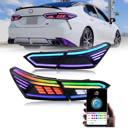 Amazon | Archaic カムリ 70系 テールランプ RGB機能 スマホ制御